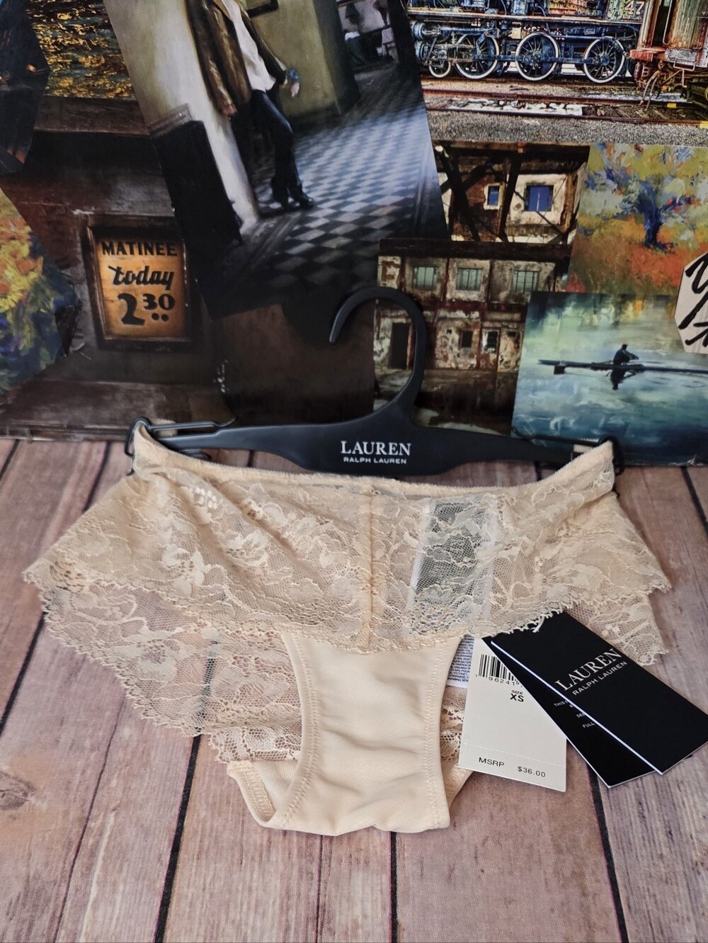 Lauren Ralph Lauren Lace-Trim Bralette NWT